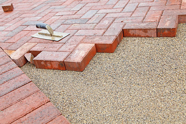 Residential Paver Driveway in Canadian Lakes, MI